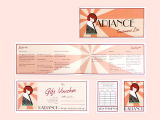 RADIANCE, BEAUTY SALON // Branding, Geschäftsausstattung